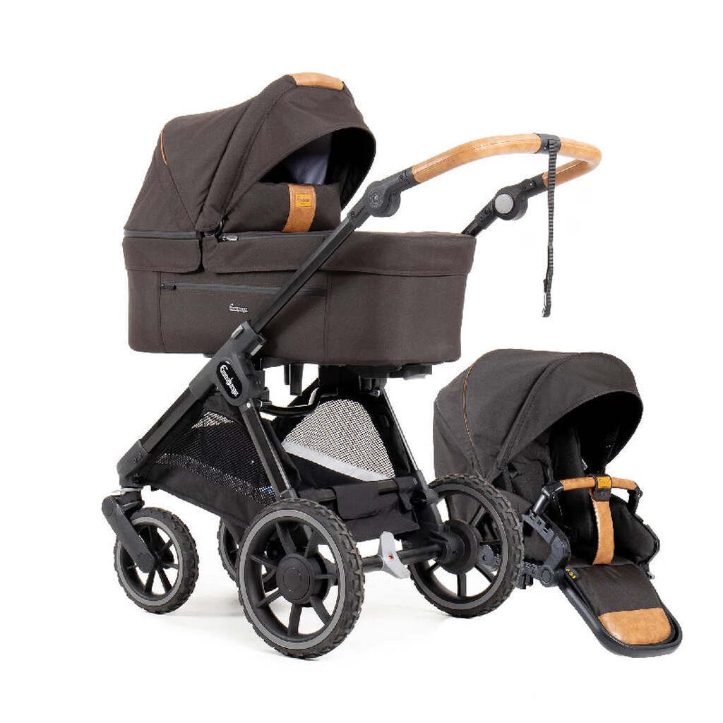 Emmaljunga Sento Pro Flat Combi - Outdoor Brown