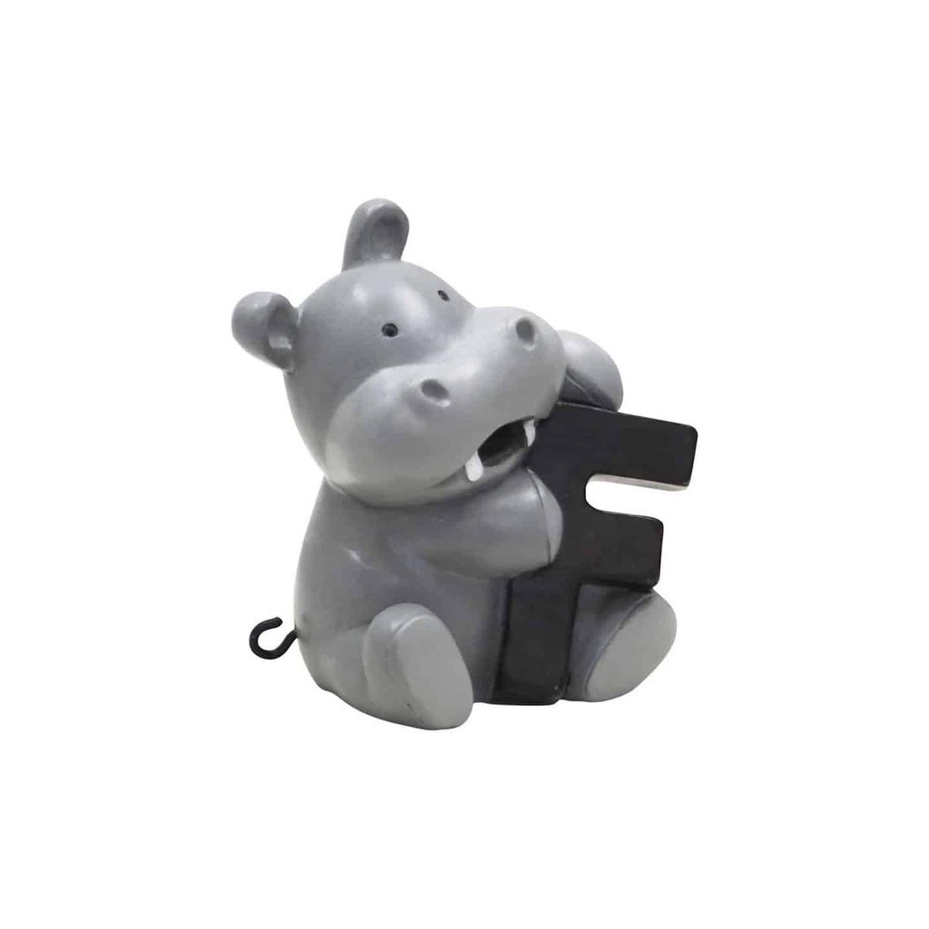 Kids By Friis F Bogstav Med Flodhest Til Navnetog