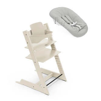 Stokke Tripp Trapp Bundle - Højstol, Babyset og Newborn - Vanilla White