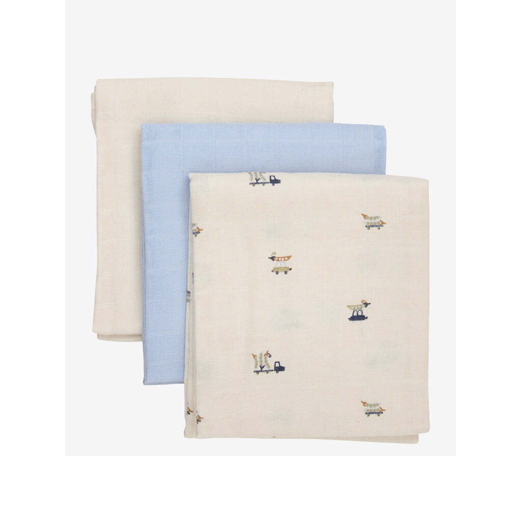 Pippi Stofbleer 3-pak - Cellestial Blue