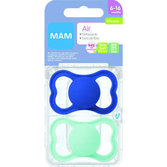 Mam Air Silicone Blue 6-16m