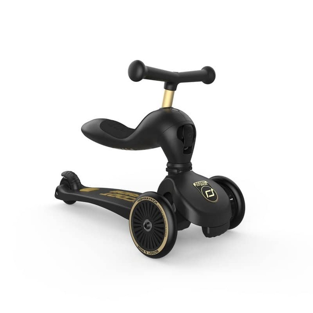 Scoot And Ride Highway Kick 1 - Olive Black/gold