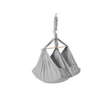 Membantu Basic Tvillinge Slyngevugge Økologisk Bomuld - Grå