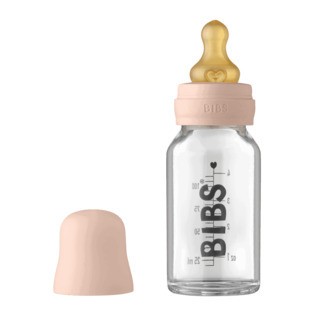 Bibs Glassutteflaske - Latex 110ml Blush