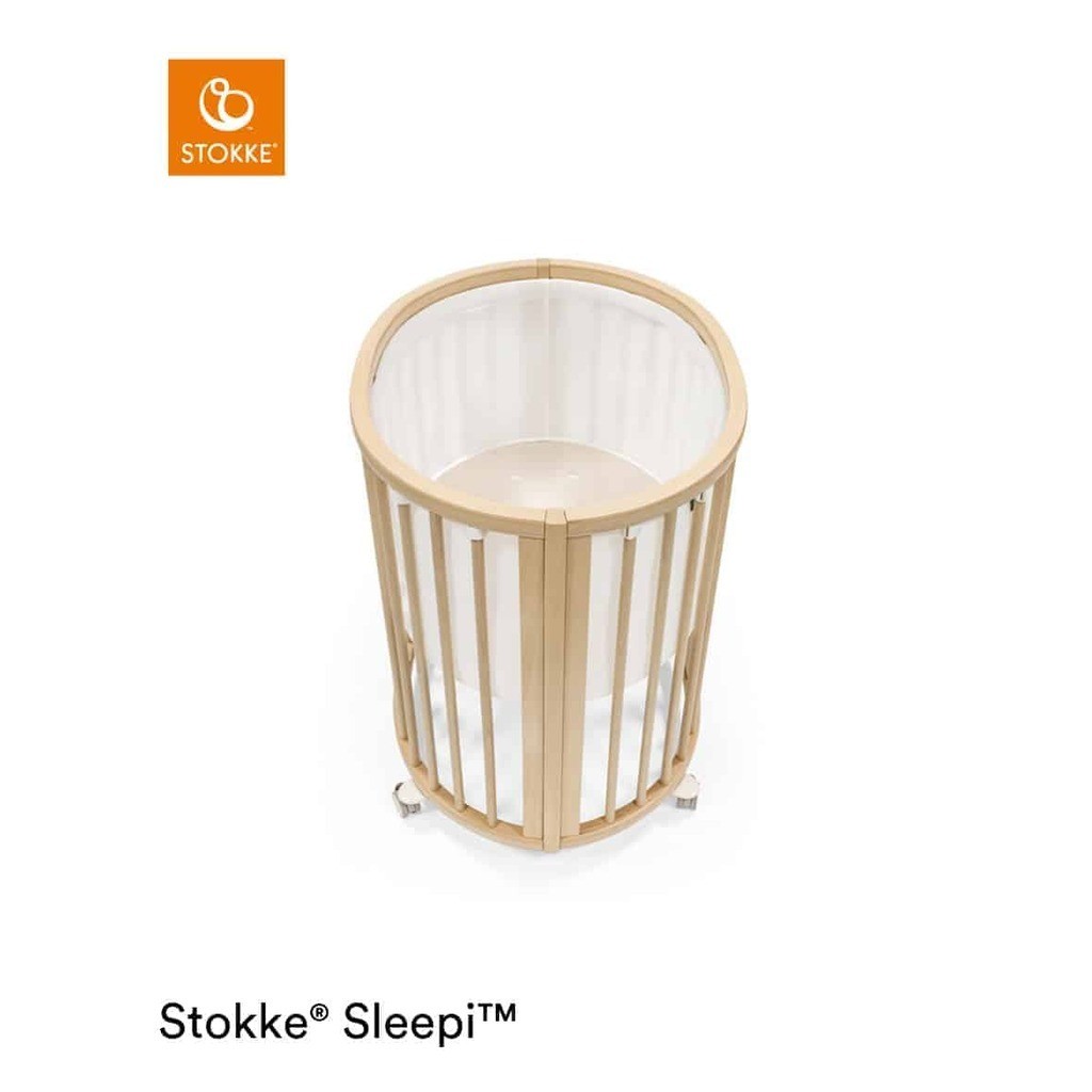 Stokke Sleepi V3 Mesh Sengerand Til Mini Hvid
