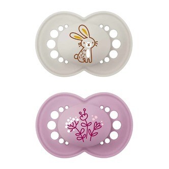 Mam Original 16-36m Natur 2p Pink