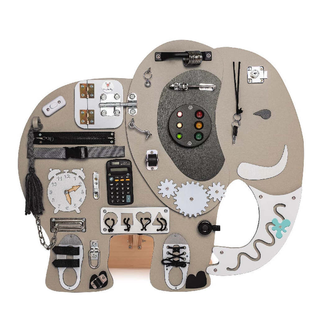 Foxy Family Aktivitetstavle Elefant Til Væg