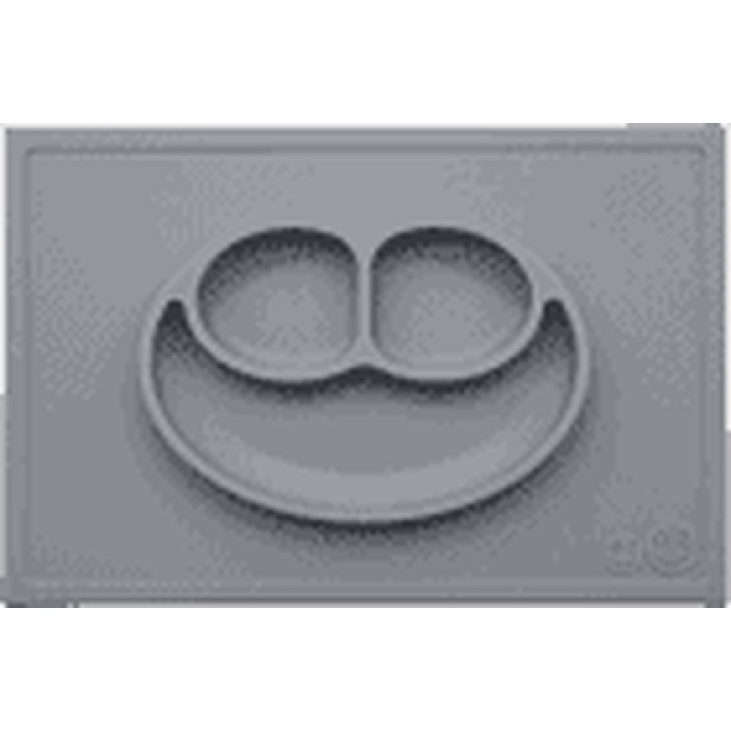 Ezpz Dækkeserviet og Skål i ét - Happy Mat - Grå