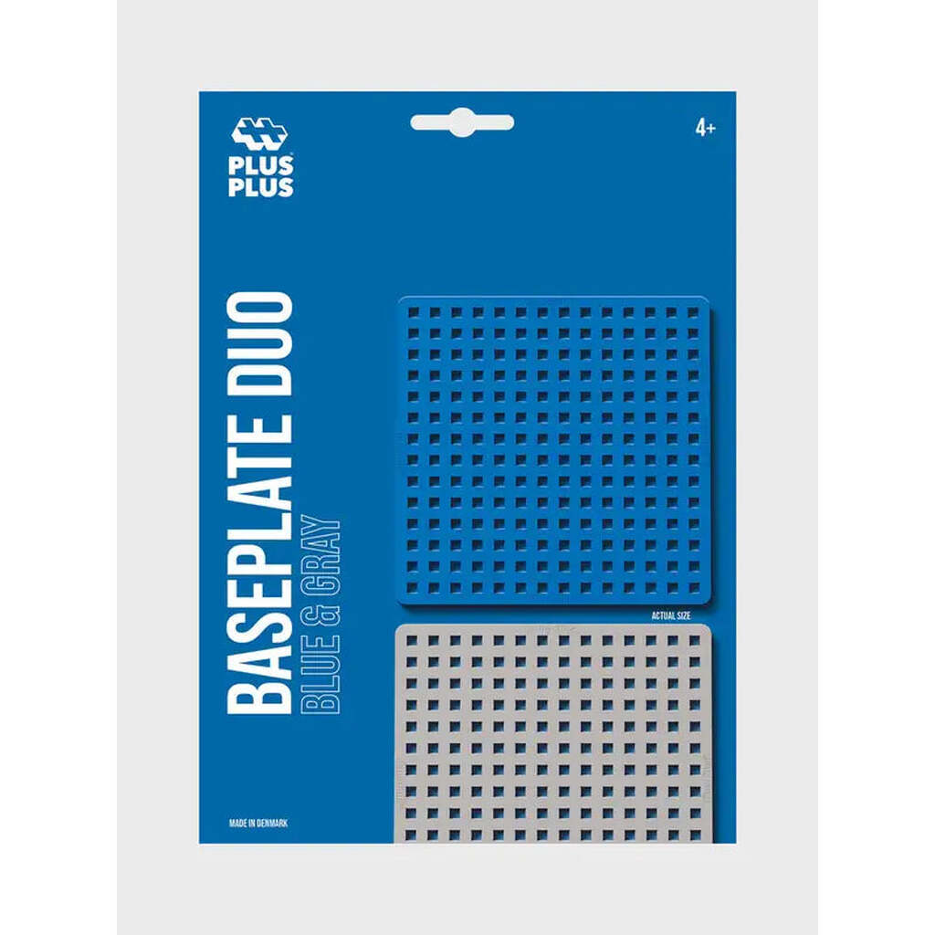 Blister Plus-plus Baseplate / 2 Pcs. (Blue/gray)