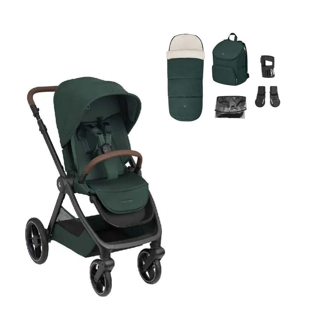 Maxi-cosi Oxford Inkl. Tilbehørspakke  - Twillic Green / Twillic Truffel