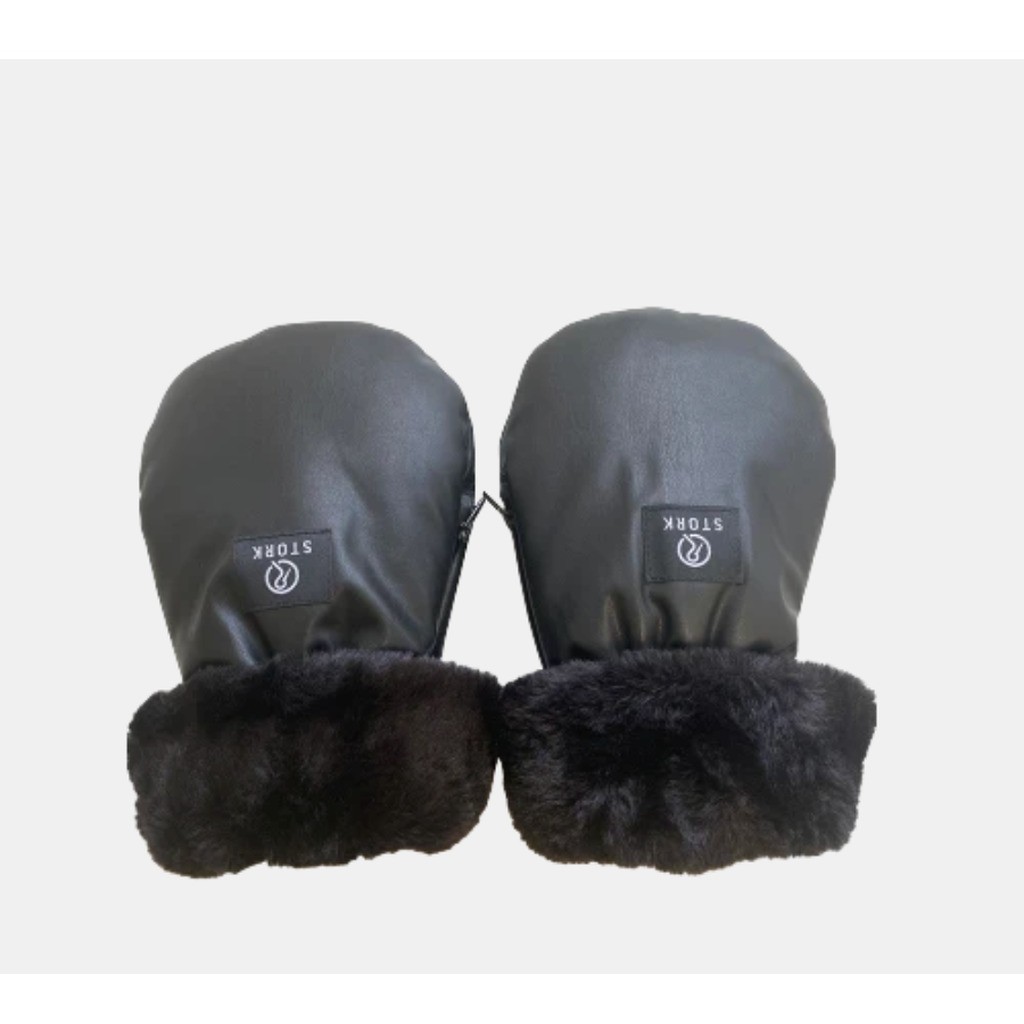 Stork Barnevognshandsker - Sort