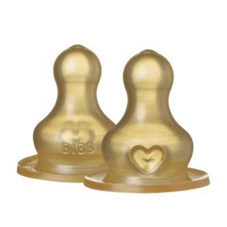Bibs Suttehoveder 2 pk - Latex Medium Flow