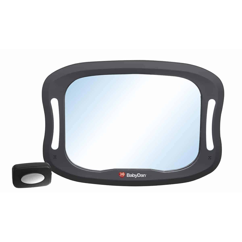 Babydan Bagsædespejl M/led Lys