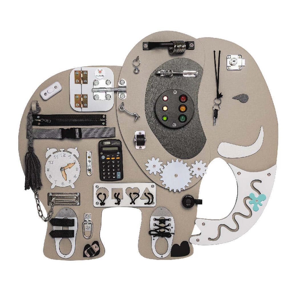 Foxy Family Aktivitetstavle Elefant Til Gulv