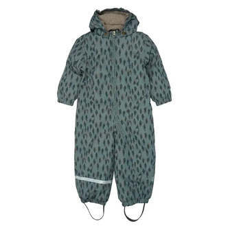 Mikk-line Flyverdragt Mønstret - Balsam Green - Str. 80-116 - 104