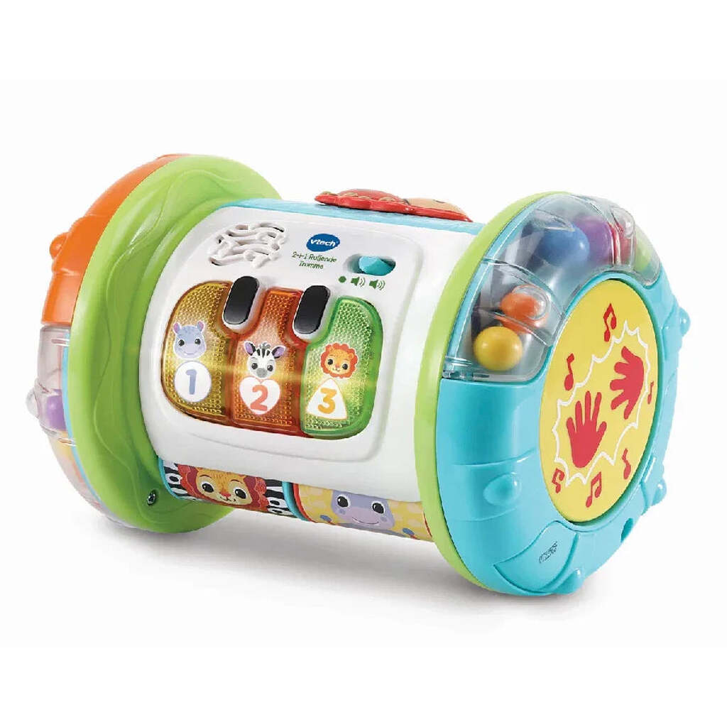 Vtech 2- In 1 Rolling Explorer Drum DK