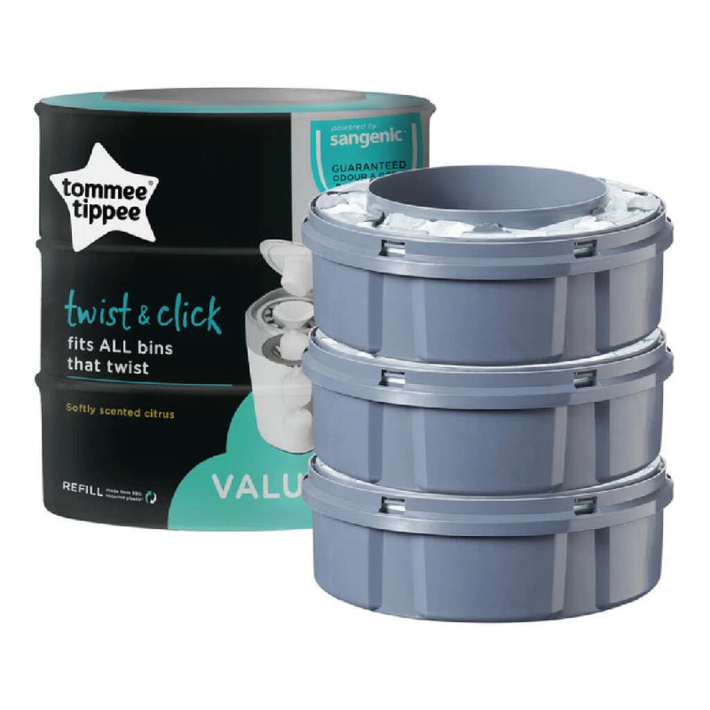 Tommee Tippee Twist & Click Refill - 3 - Pak