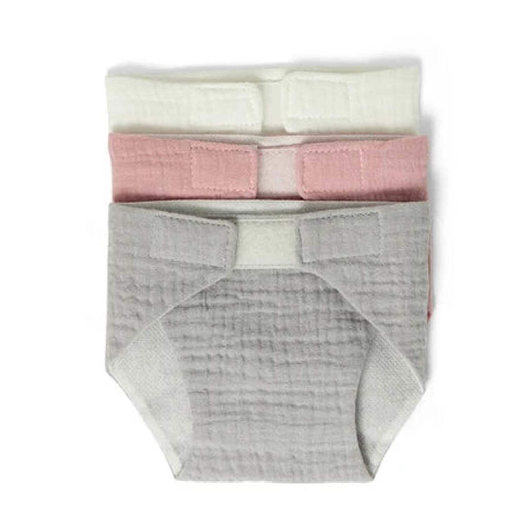 Dukkebleer i Stof 3 Stk - Farvet