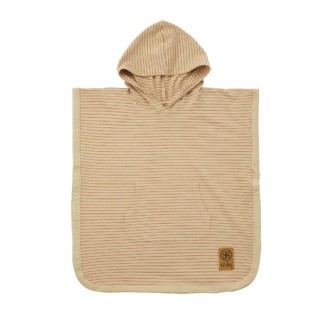 Cloby UV Poncho - Sandy Beach/ Peanut Brown (3-5 år)