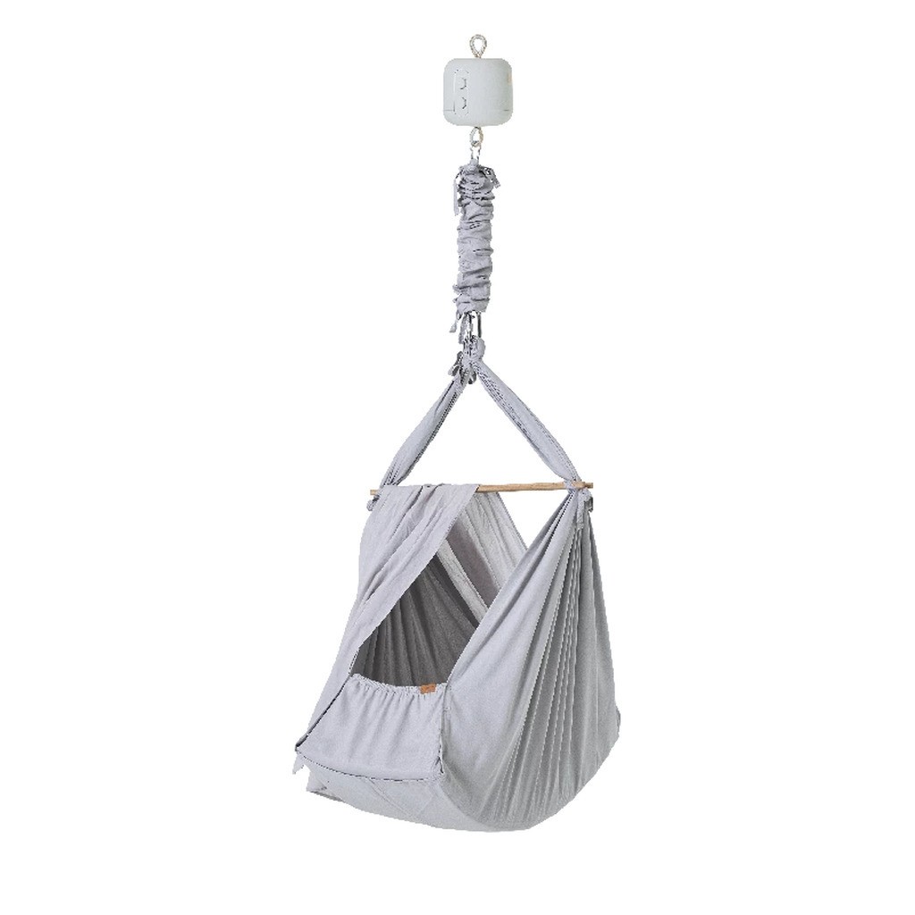 Membantu Premium Slyngevugge Økologisk Bomuld - Grå