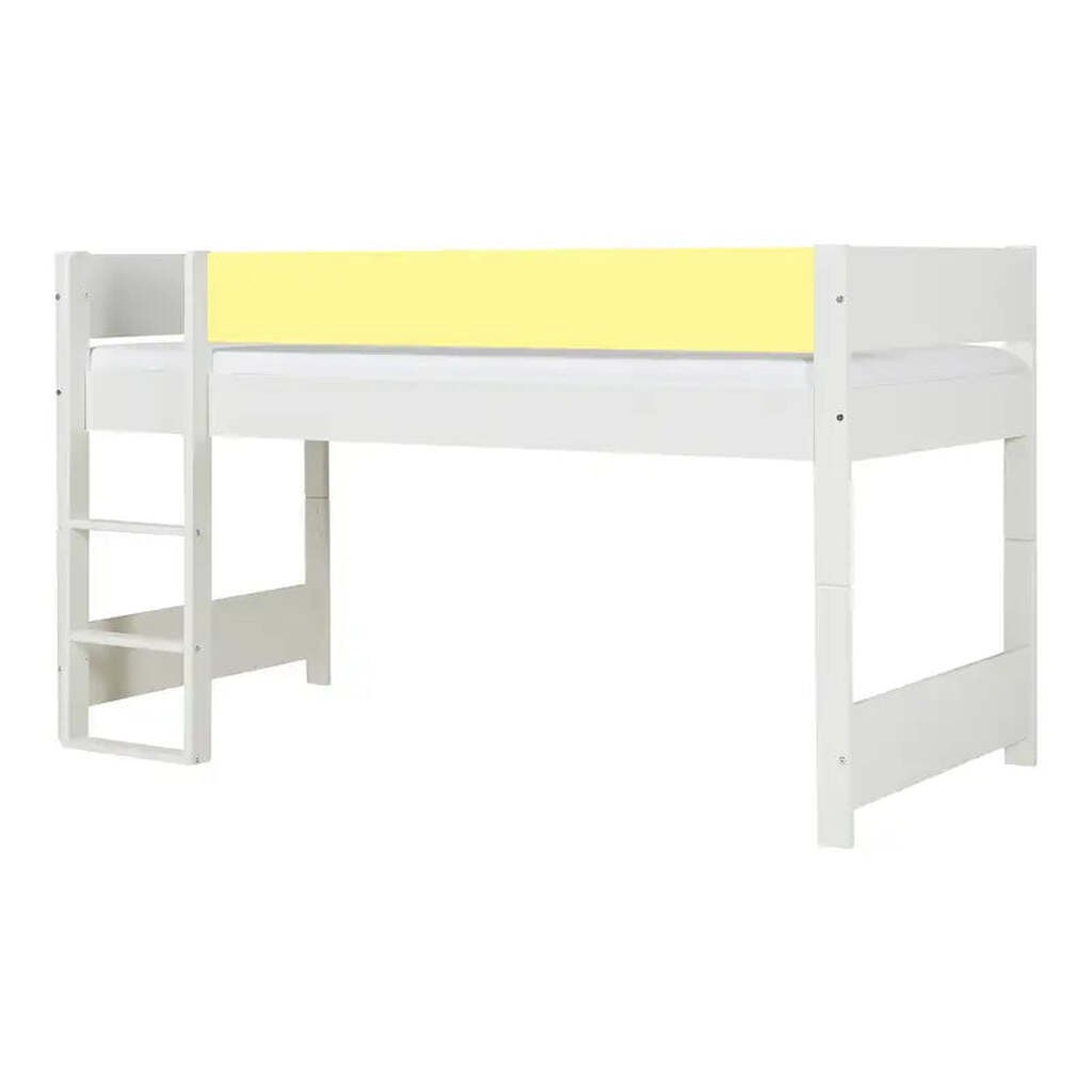 Argos Halvhøjseng Med Sengehest i Sunny Yellow