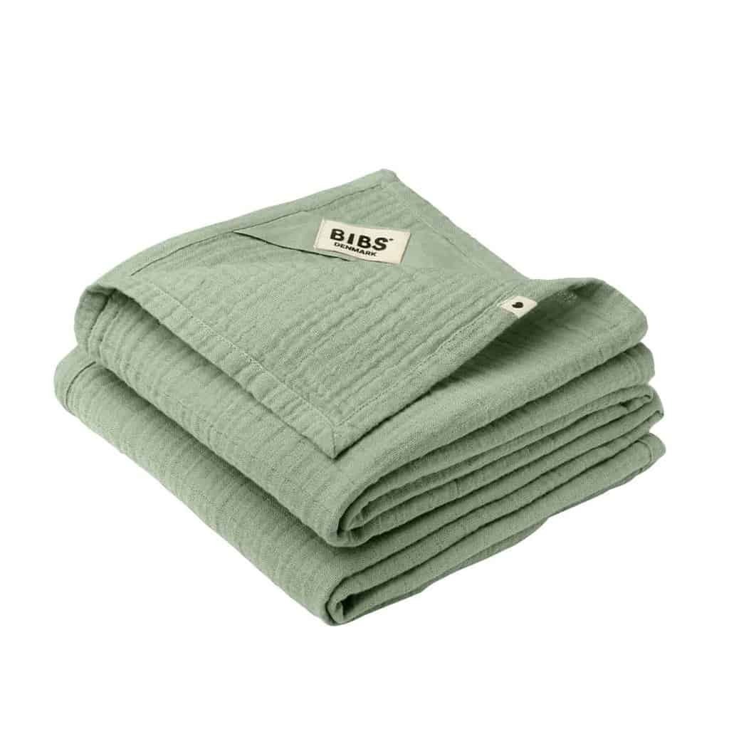 Bibs Stofble Muslin - Sage