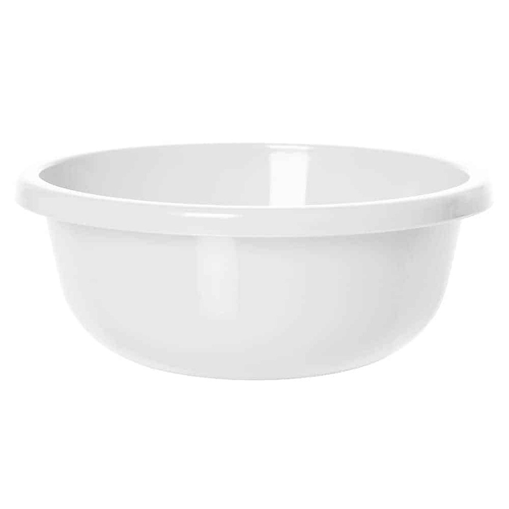 Vaskefad Rund 2 - 5 L. Hvid