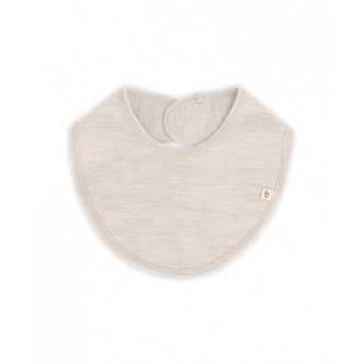 Trekantet Savlesmæk Med Trykknaplukning Til Baby, I 100% Økologisk Merino Uld