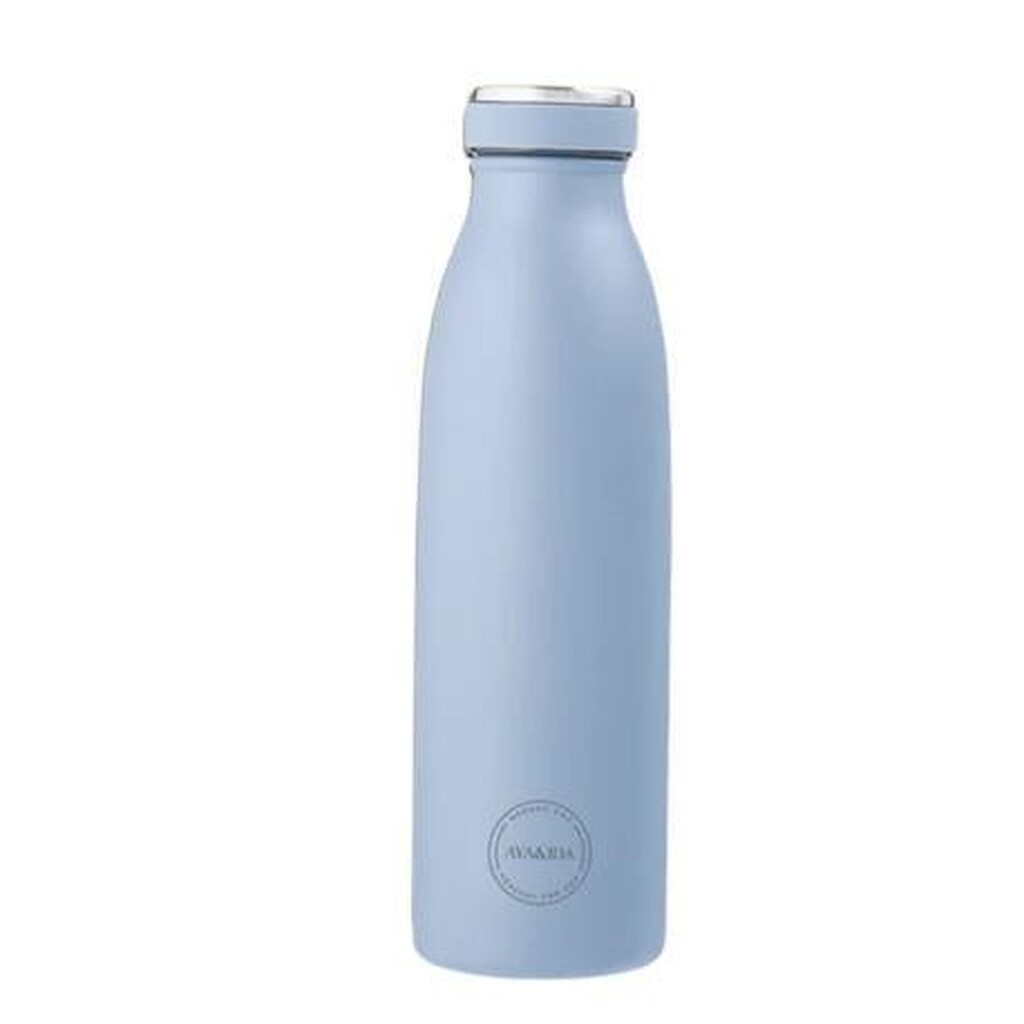 Aya&ida,  Drinking Bottle, Drikkeflaske Med Låg, 500 Ml,  Powder Blue