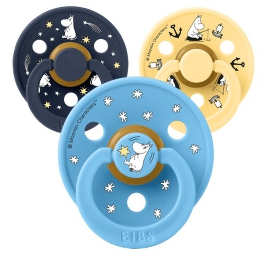 Bibs X Moomin Colour, Str. 2 (6+ Mdr.), Rund - Latex