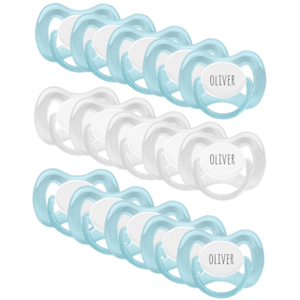 Mininor,  Str. 2 (6+ Mdr.), Symmetrisk - Silikone, 15-pak