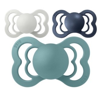 Bibs Supreme, Str. 2 (6+ Mdr.), Symmetrisk - Silikone