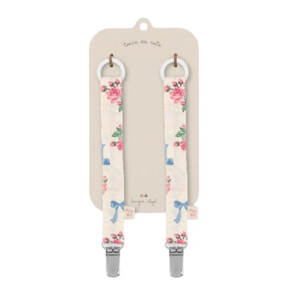 Konges Sløjd, 2-pak Suttesnor - Bomuld, Bella Rosita