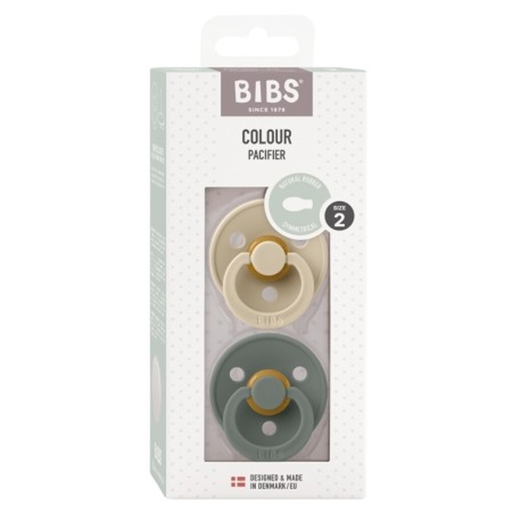 Bibs Colour - 2-pak, Str. 2 (6+ Mdr.), Symmetrisk - Latex