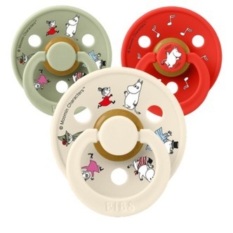 Bibs X Moomin Colour, Str. 1 (0-6 Mdr.), Rund - Latex
