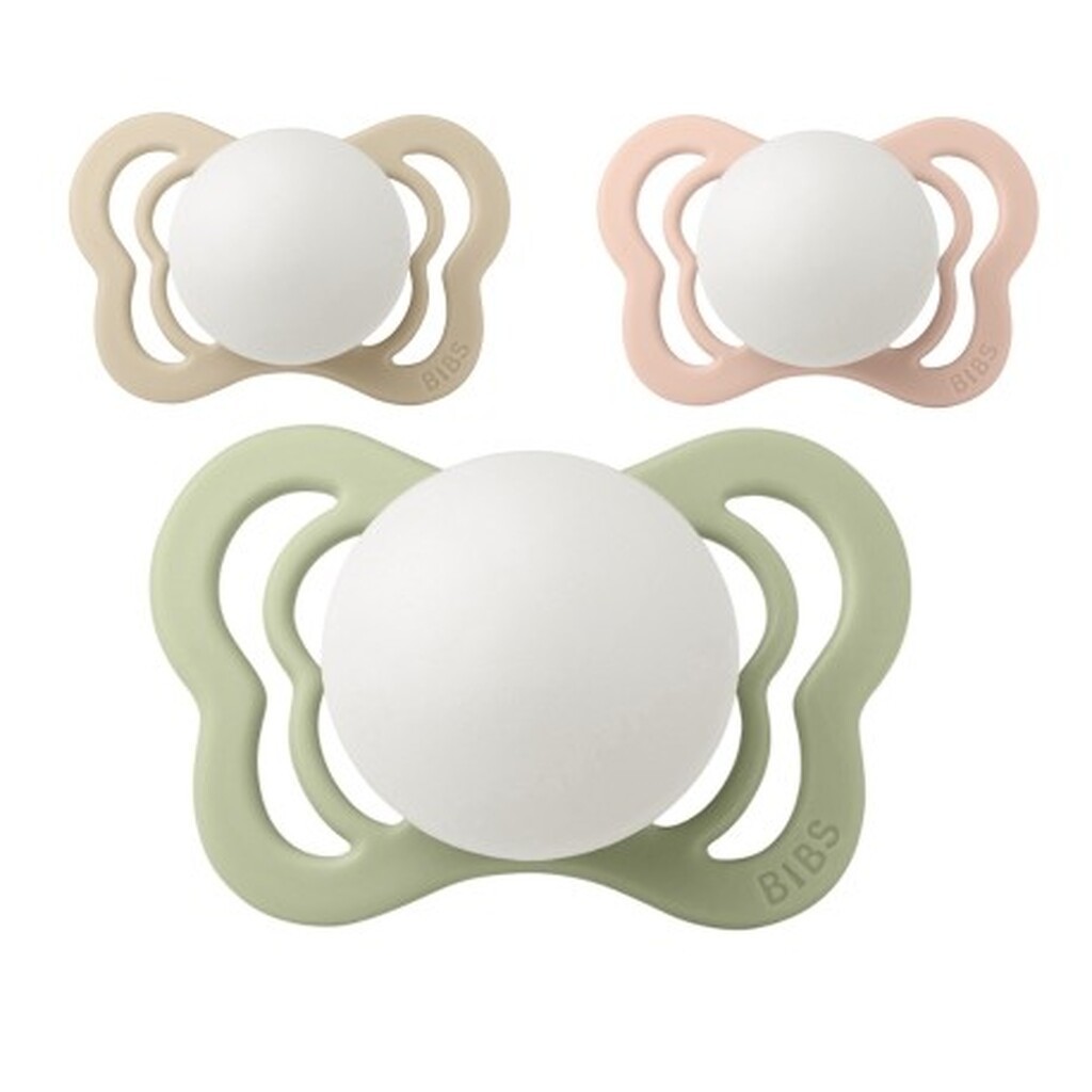 Bibs Couture Night Glow,  Str. 1 (0-6 Mdr.),  Anatomisk - Silikone