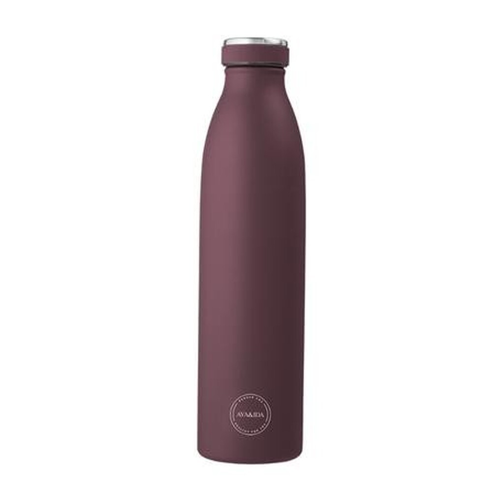 Aya&ida, Drinking Bottle, Drikkeflaske Med Låg, 750 Ml, Wild Blackberry