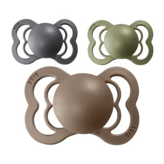 Bibs Supreme, Str. 1 (0-6 Mdr.), Symmetrisk - Silikone