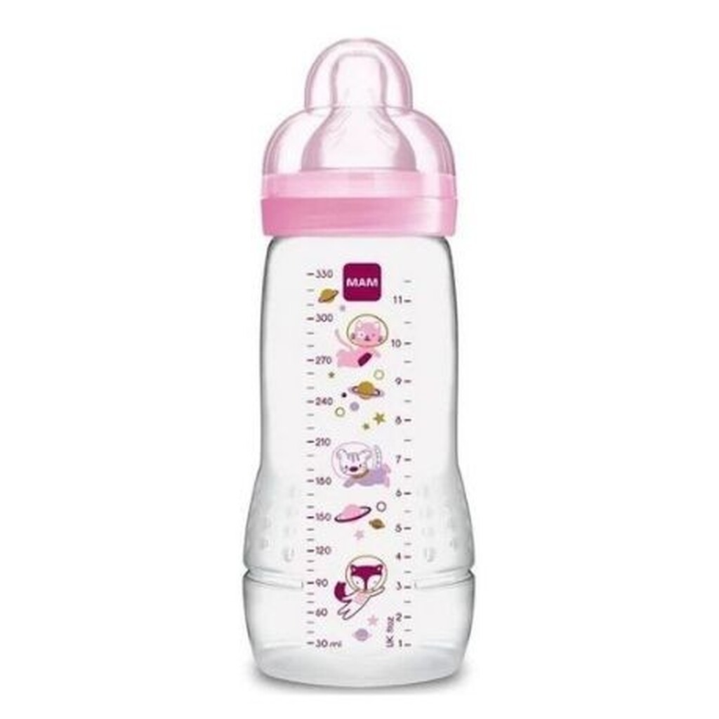 Mam,  Easy Active Baby Bottle, 330 Ml., Pink