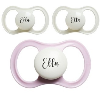 Esska Happy Night,  Str. 2 (6+ Mdr.), Symmetrisk - Silikone, Sutter Med Navn