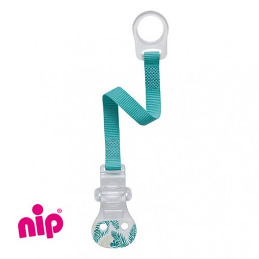 Nip - Suttesnor,  Blå/grøn, Med Ring