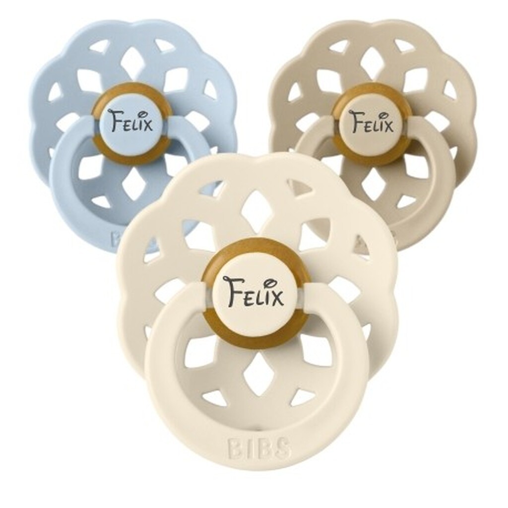 Bibs Boheme, Str. 1 (0-6 Mdr.) , Rund - Latex, Sutter Med Navn