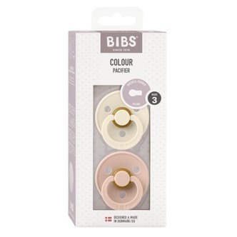 Bibs Colour - 2-pak,  Str. 3 (18+ Mdr.), Rund - Latex