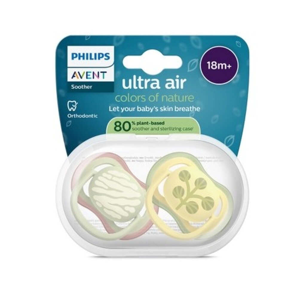 Philips Avent, 80 % Plantebaseret, Ultra Air, Str. 3 (18+ Mdr.)
