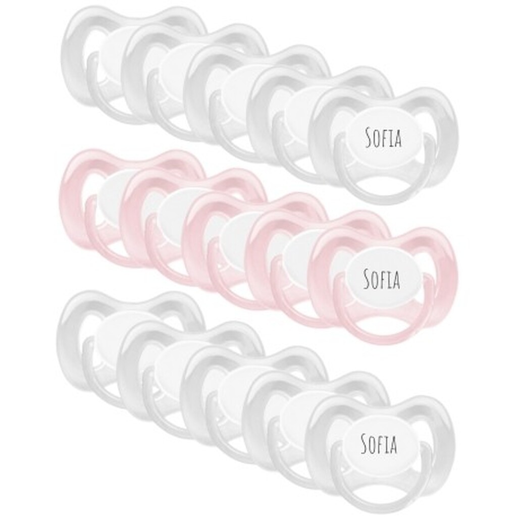 Mininor, Str. 1 (0-6 Mdr.) , Symmetrisk - Silikone - 15-pak