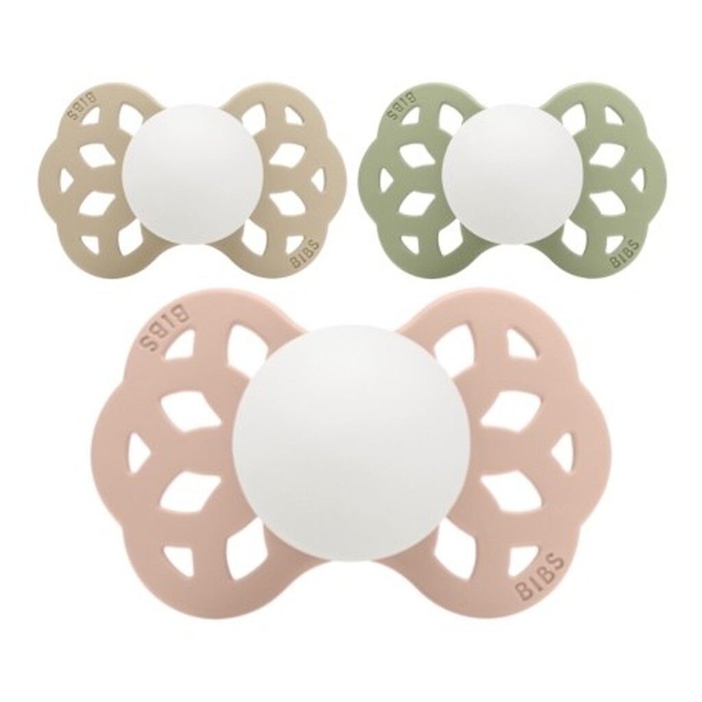 Bibs Infinity Night,  Str. 1 (0-6 Mdr.), Anatomisk - Silikone