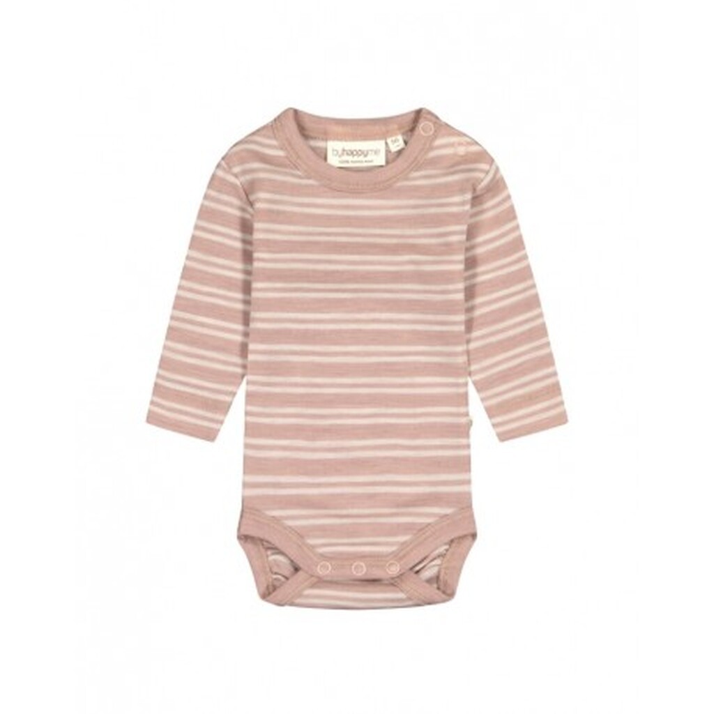 Stribet Body I 1x1 Rib Med Knapper I 100% Merino Uld, Oeko-texÂ®