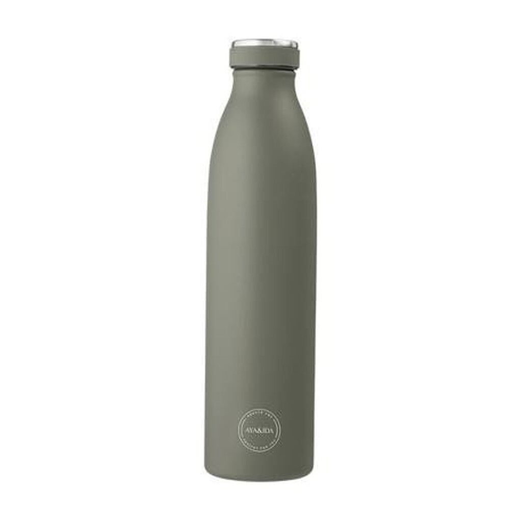 Aya&ida, Drinking Bottle, Drikkeflaske Med Låg, 750 Ml, Tropical Green