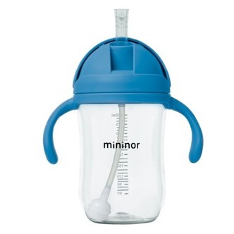 Mininor,  Sugerørskop - Drypfri, 330 Ml, Blue Whale