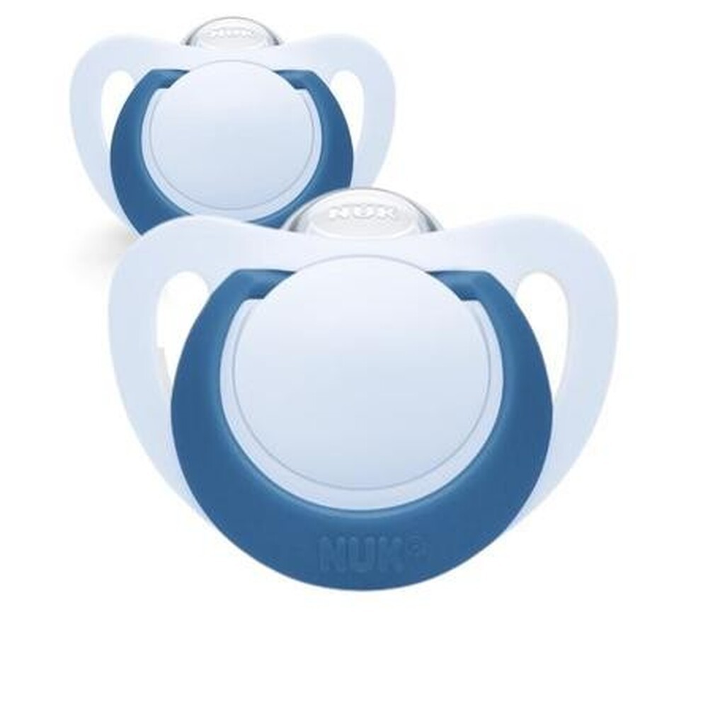 Nuk Star,  Str. 3 (18-36 Mdr.), Anatomisk - Silikone